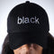 BLACK (strapback cap)