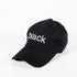BLACK (strapback cap)